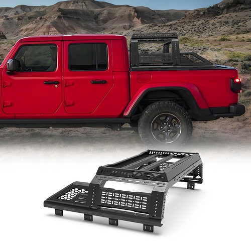 Steel mid size - bed, rack